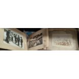 WWI period, 4 photographs of King George V on a naval visit possibly in France, each 19 x 23cm and