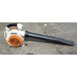 A Stihl Leaf Blower, 2 stroke petrol, serial number BG88C