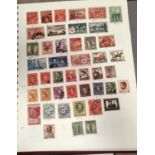 An album of Australian stamps.