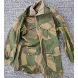 A WWII style camouflage airborne trouper Smock Denison, size 5 (large)