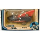 Corgi Batman 107 Batboat in original box (a.f faded and split)