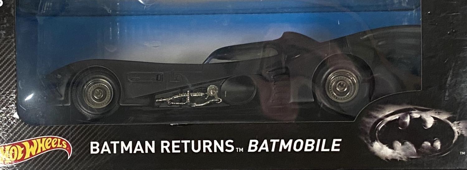 Hot Wheels Batman Returns Batmobile 1/18th scale in original box - Image 2 of 4