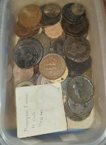 A selection of world coins:  Roman-1960's, 75 pieces approx.