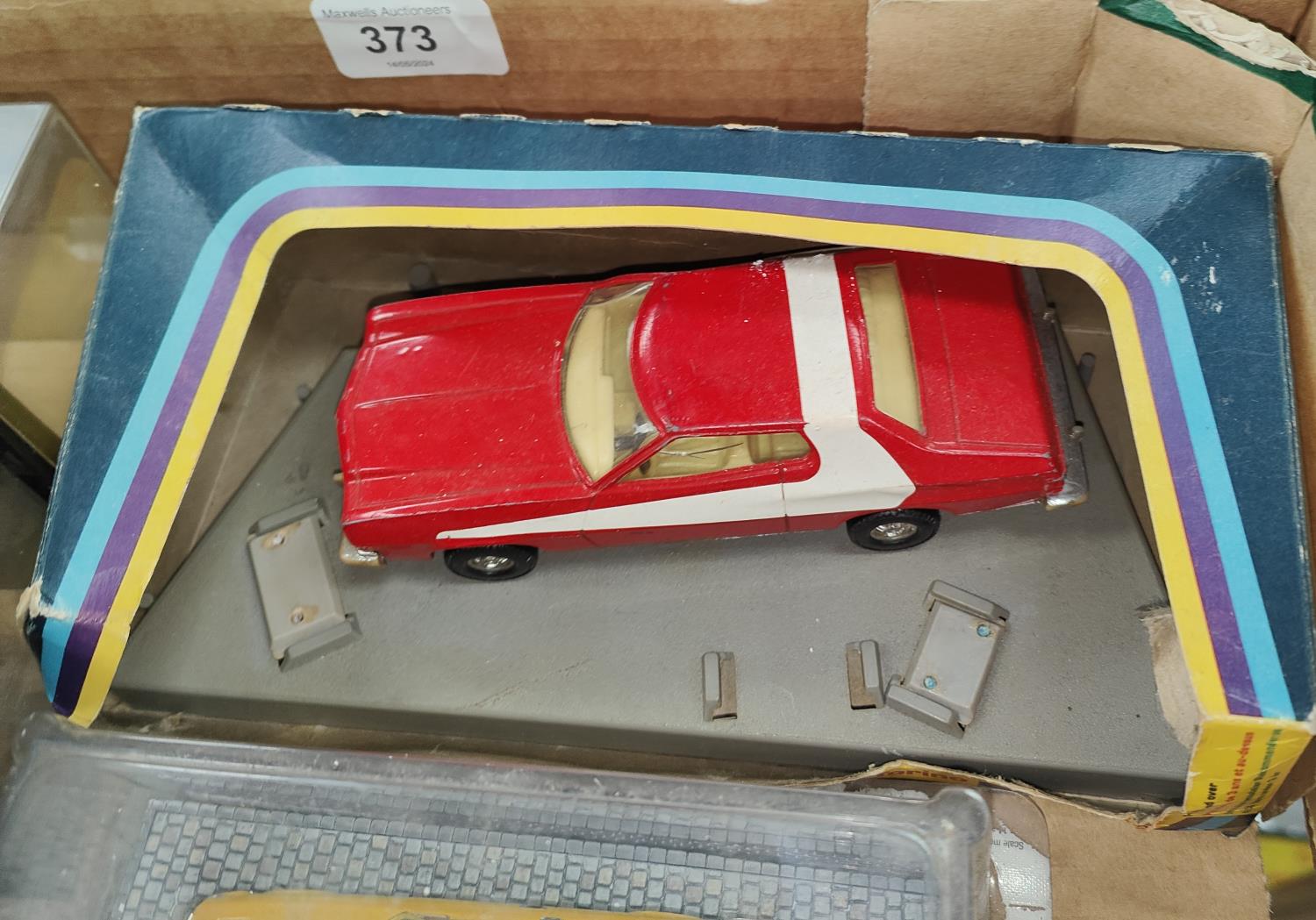 Corgi 007 Aston Martin, Corgi Rolls-Royce Corniche 279, Starsky & Hutch Car (box damaged, - Image 2 of 2