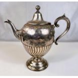 A Liverpool Football related silverplated 1893 season teapot prize presented by George Hadfield