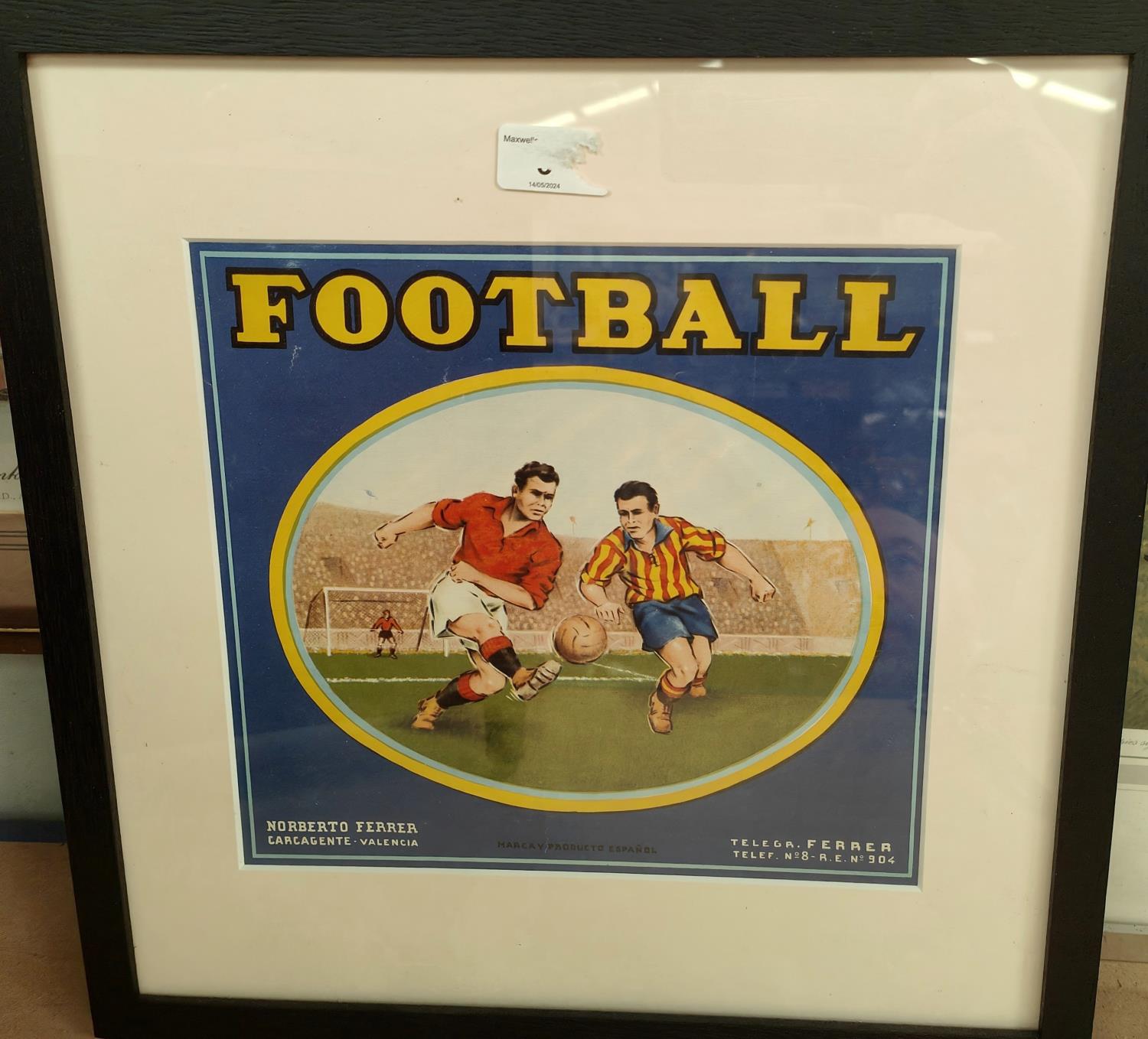 A vintage 1970's Liverpool football poster, a 1930's Football label and similar posters etc - Image 3 of 4