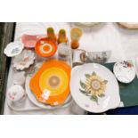 A selection of Shelley Art Deco and other china and trinketware