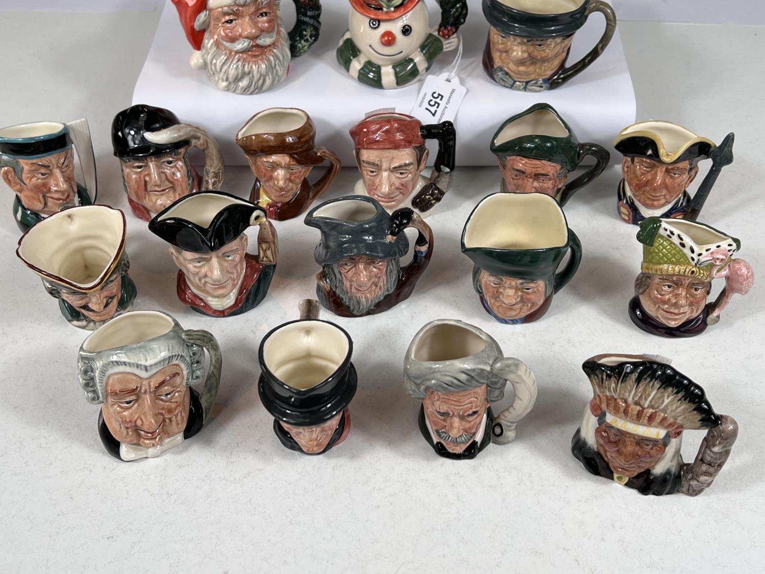 18 small Royal Doulton character jugs - Image 2 of 3