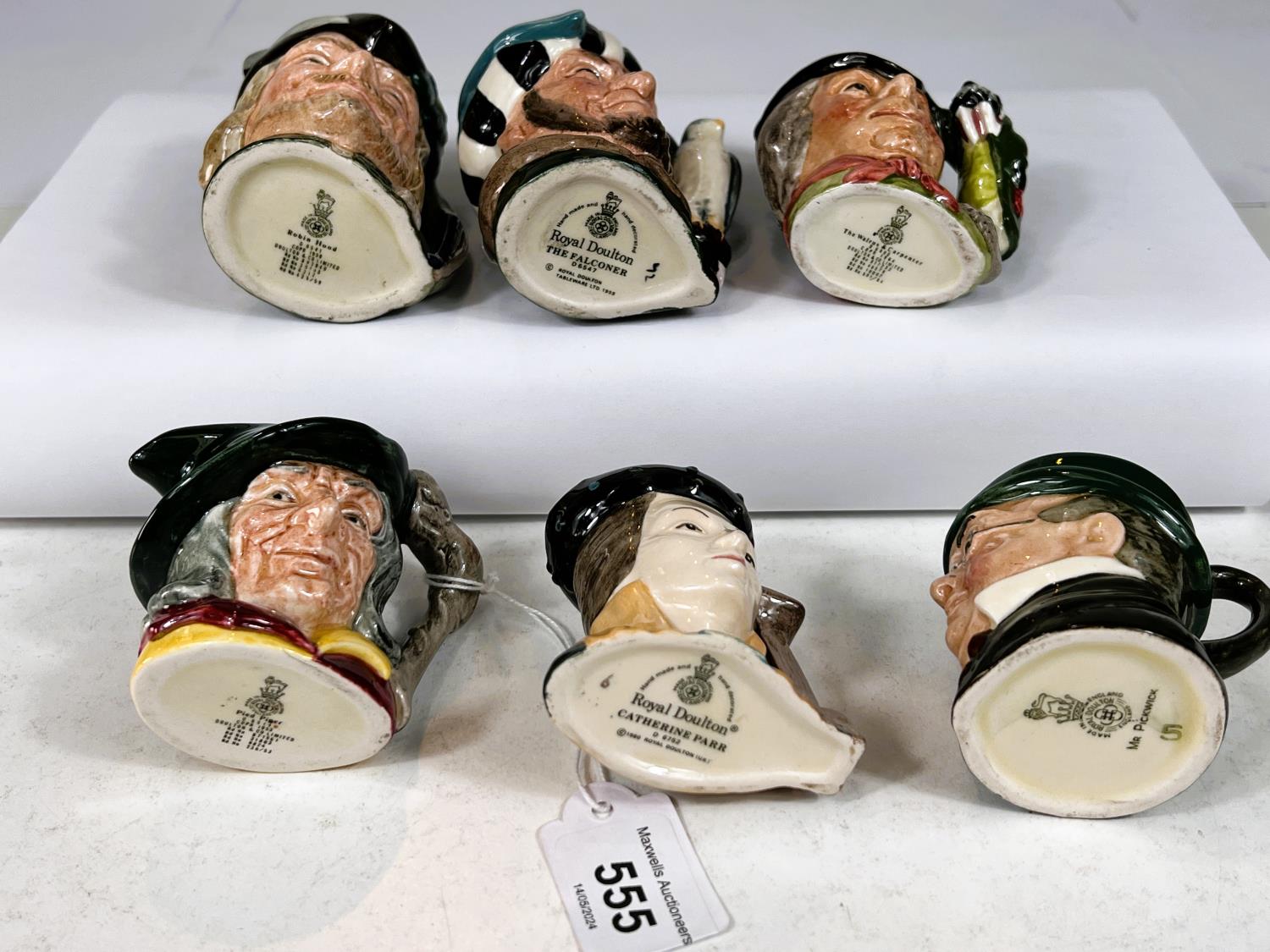 18 small Royal Doulton character jugs - Image 5 of 6