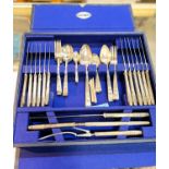 A 1960's "Community Plate" 6 setting silver plated cutlery, canteen in fitted case