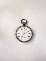 An open faced key wound gent's silver cased chronometer / pocket watch by Sam Wooton, London