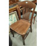 A Georgian style mahogany dressing table mirror with drawer to base; an early 20th century Arts &