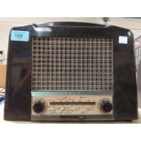 A vintage Bakelite radio