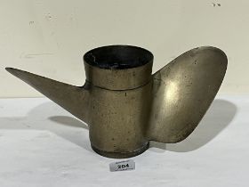 A bronze propeller. 13½" wide