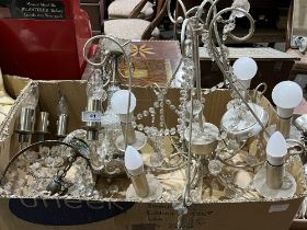 A box of light fittings.