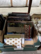 Four boxes of books, railway interest.