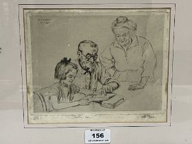 Three etchings after Francois de Herain, Featherstone Robson and E.M. Synge. All signed in pencil