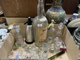 A box of glassware