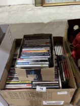 A collection of 89 classical music CDs.