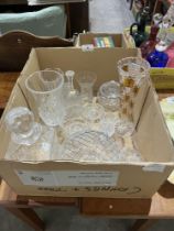 A box of glassware.