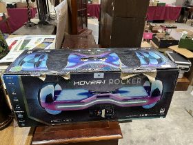 A boxed hover board.