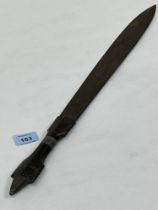 An early 20th Century African sword dagger, possibly Somalian. 20" long.