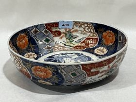 A Japanese Imari decorated bowl. 11" diam.