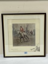 Two Snaffles hunting prints, Merry England 16" x 15" and Oh For A Leicestershire Nag 9½" x 8".