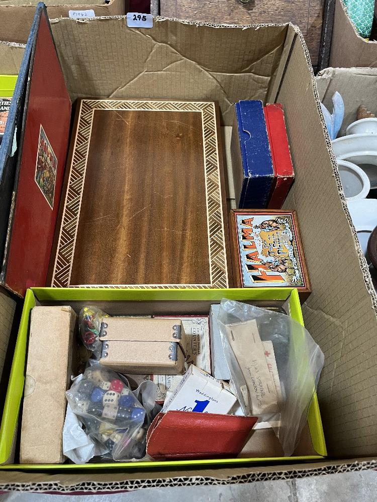 Two boxes of vintage games. - Image 2 of 2