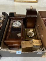 A box of clocks.