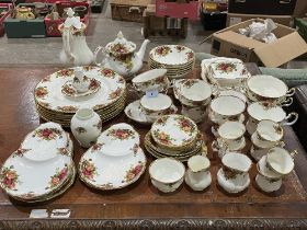 A collection of Royal Albert 'Old Country Roses' pattern ceramics to comprise 57 pieces.