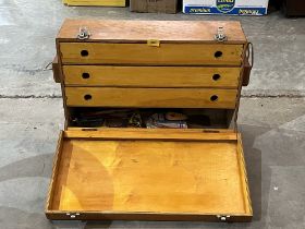 A tool chest and contents.