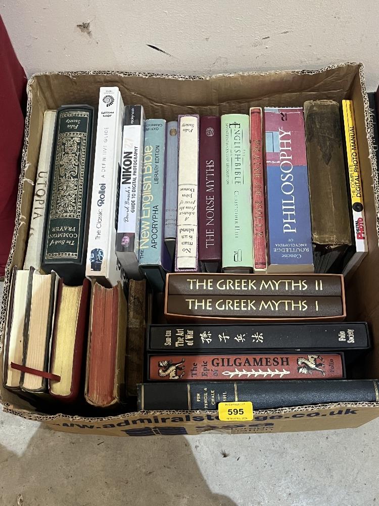 Two boxes of books.