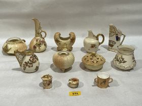 A collection of small items of Royal Worcester ceramics.