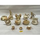 A collection of small items of Royal Worcester ceramics.