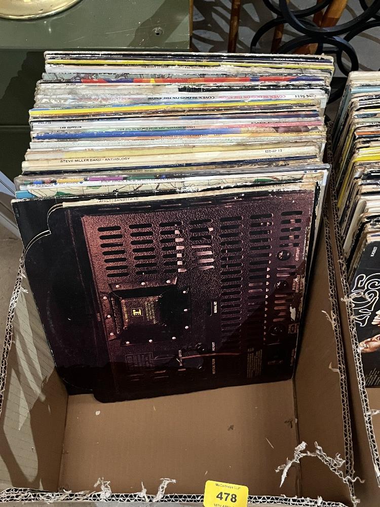 A quantity of vinyl album records. Generally poor condition.