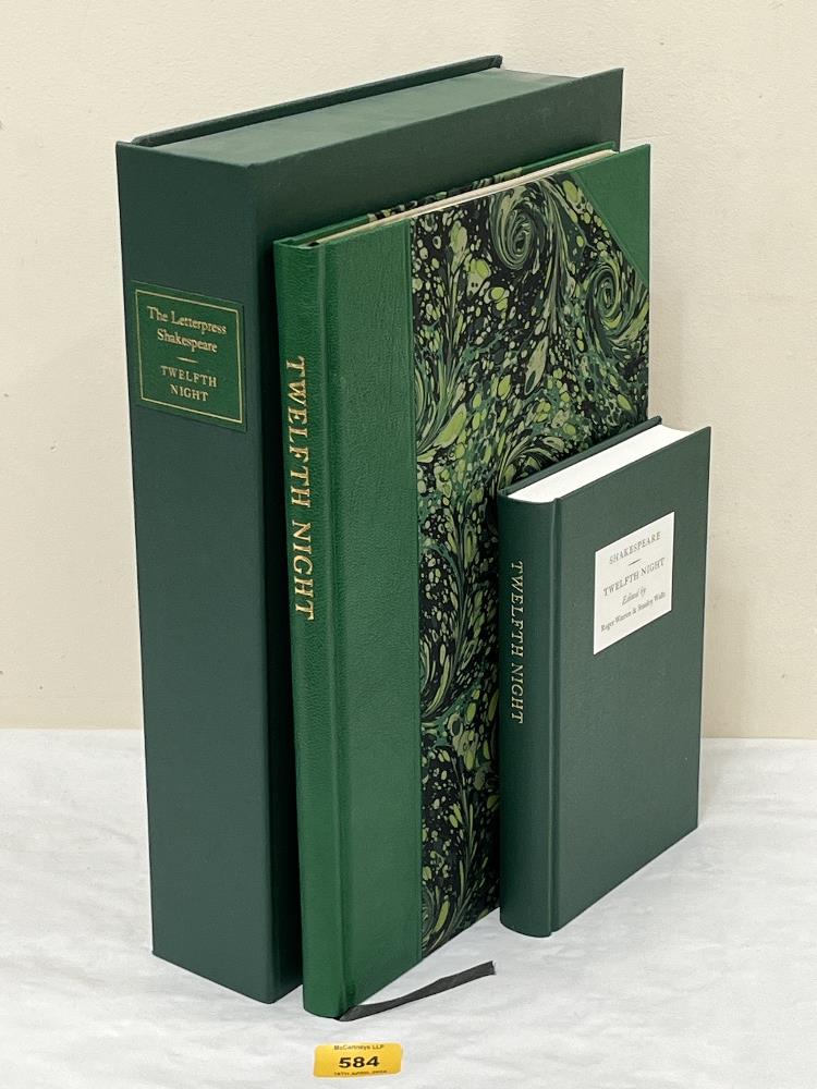 Folio Society. The Letterpress Shakespeare, Twelfth Night, edited by Roger Warren 2008. Folio, top