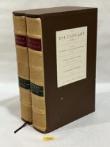Folio Society. Johnson (Samuel). A Dictionary of the English Language, 2 volumes, 2006, limited