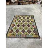 A Maimana Kilim rug. 1.87m x 1.47m.