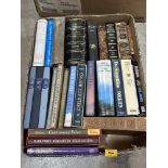 Two boxes of books including Folio Society.