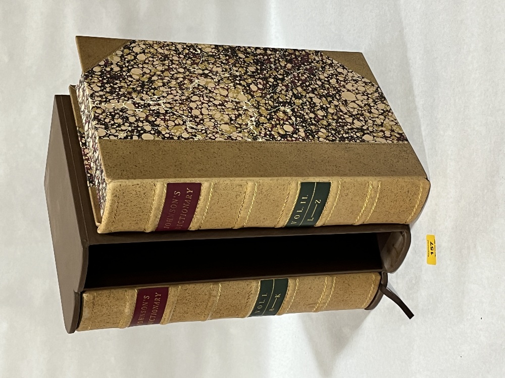 Folio Society. Johnson (Samuel). A Dictionary of the English Language, 2 volumes, 2006, limited - Image 2 of 2