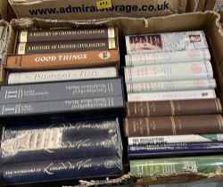 Two boxes of books including Folio Society.