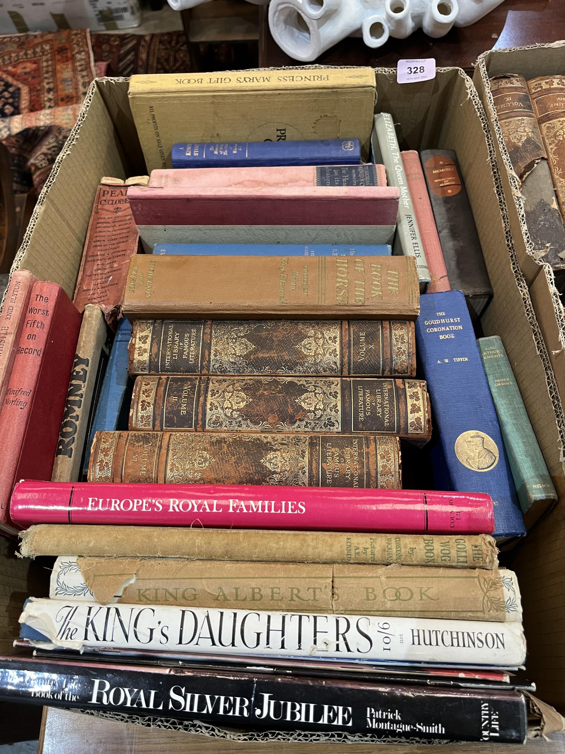 Two boxes of books.