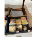 Six boxes of books, Observers, Collins Nutshell etc.