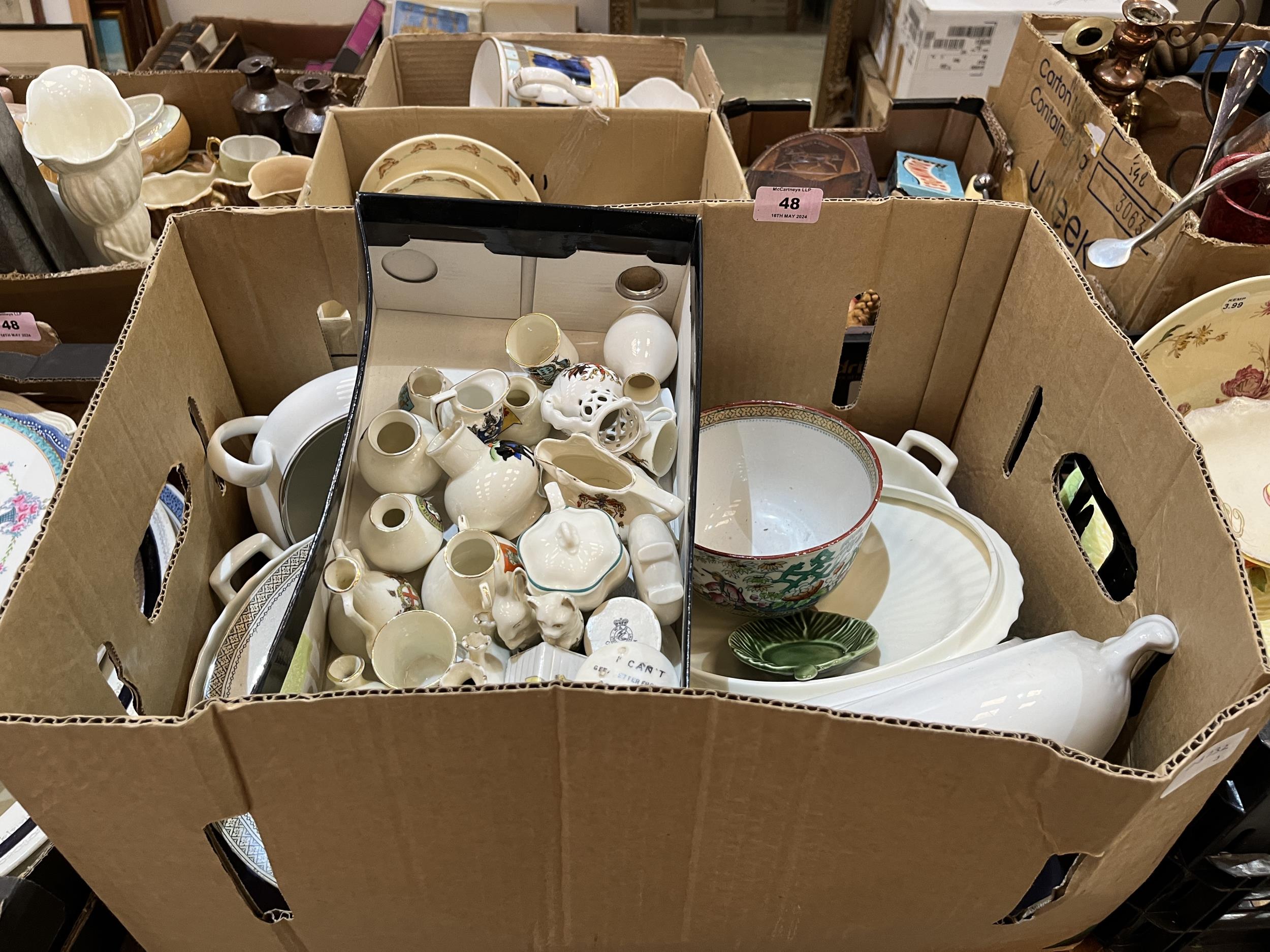 Three boxes of ceramics. - Image 2 of 3