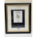 Harry Potter and The Goblet of Fire. A framed title page, inscribed and signed by J.K. Rowling. 10½"