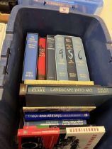 Two boxes of Folio Society and other books.