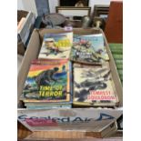 A box of approx 300 Commando comics.
