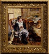 BELLE BANNISTER (BRITISH 19TH/20TH CENTURY), THE CARE OF MY FAMILY