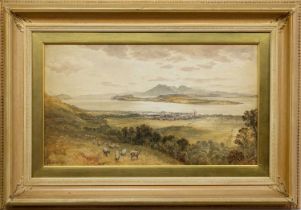 SAM BOUGH (SCOTTISH 1822 - 1878), LARGS, VIEW TO ARRAN